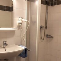 Badezimmer einer Doppelzimmers